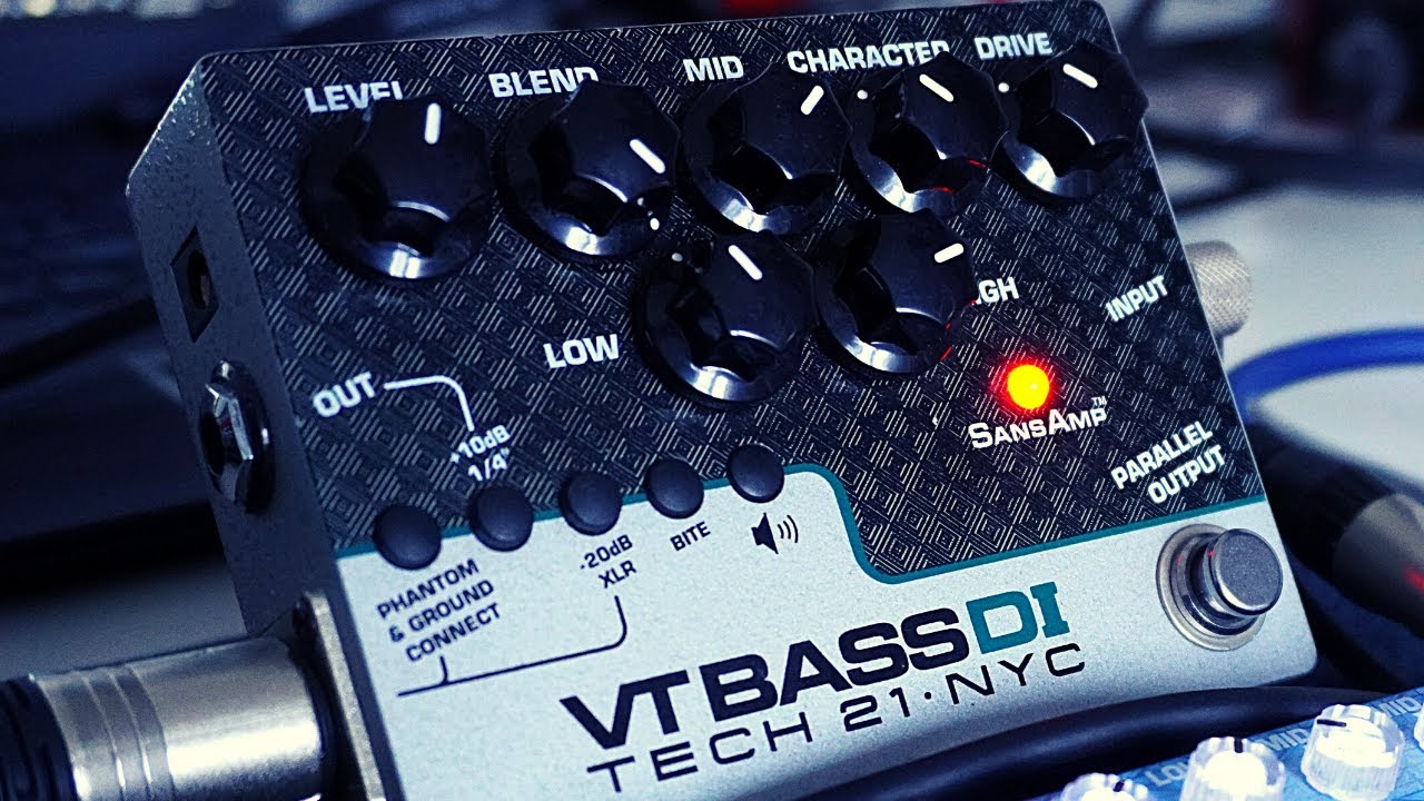 WHICH BASS DI? Tech 21 Bass Driver DI V2 vs VT Bass DI - YouTube