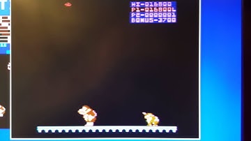 Donkey Kong Jr. Atari 8-bit remake Intermission