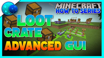 How To Make An Advanced Server Crate UI Using Commands! On Minecraft Bedrock Edition!
