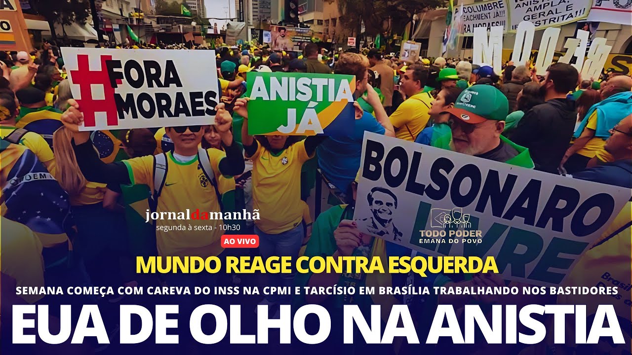 EUA DE OLHO NA ANISTIA APÓS JULGAMENTO NO STF - 15/09/25