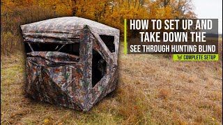 How To SET Up and TAKE Down The TideWe See-Through Ground Blind (UPDATED) Wealth