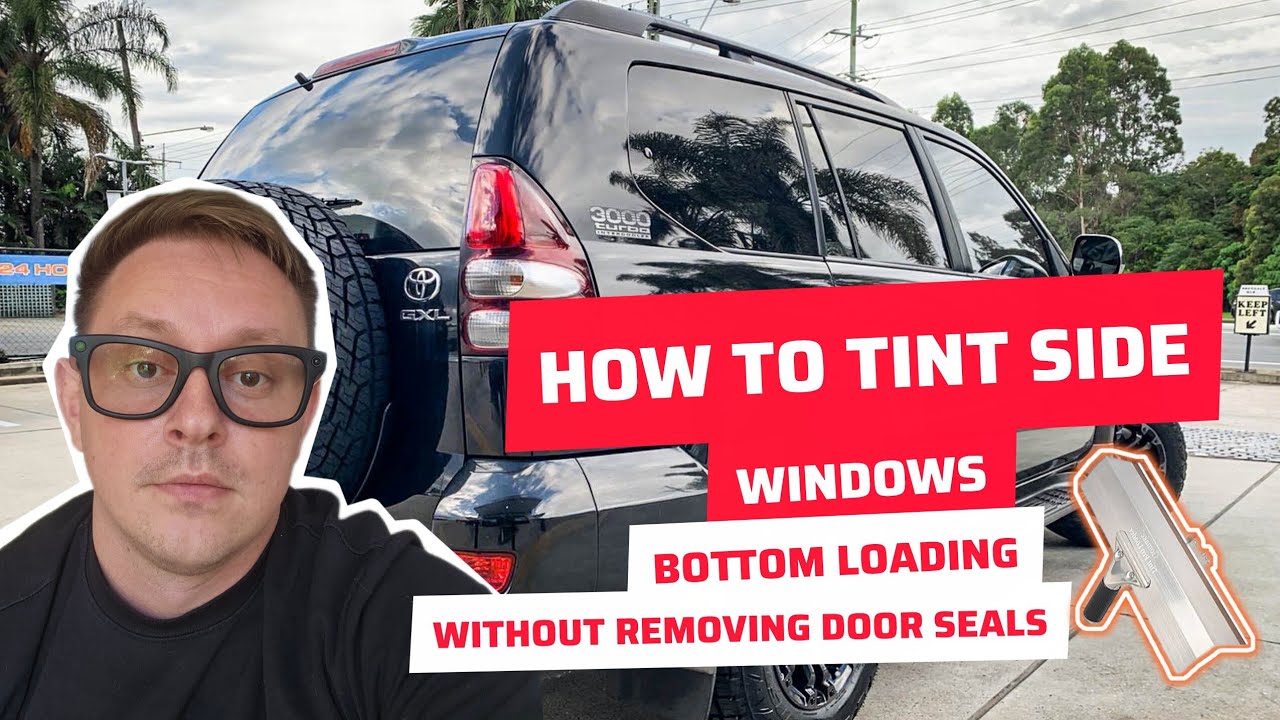 Window Tint HACK: Bottom Loading Without Door Seal Removal ( in-depth Tutorial )