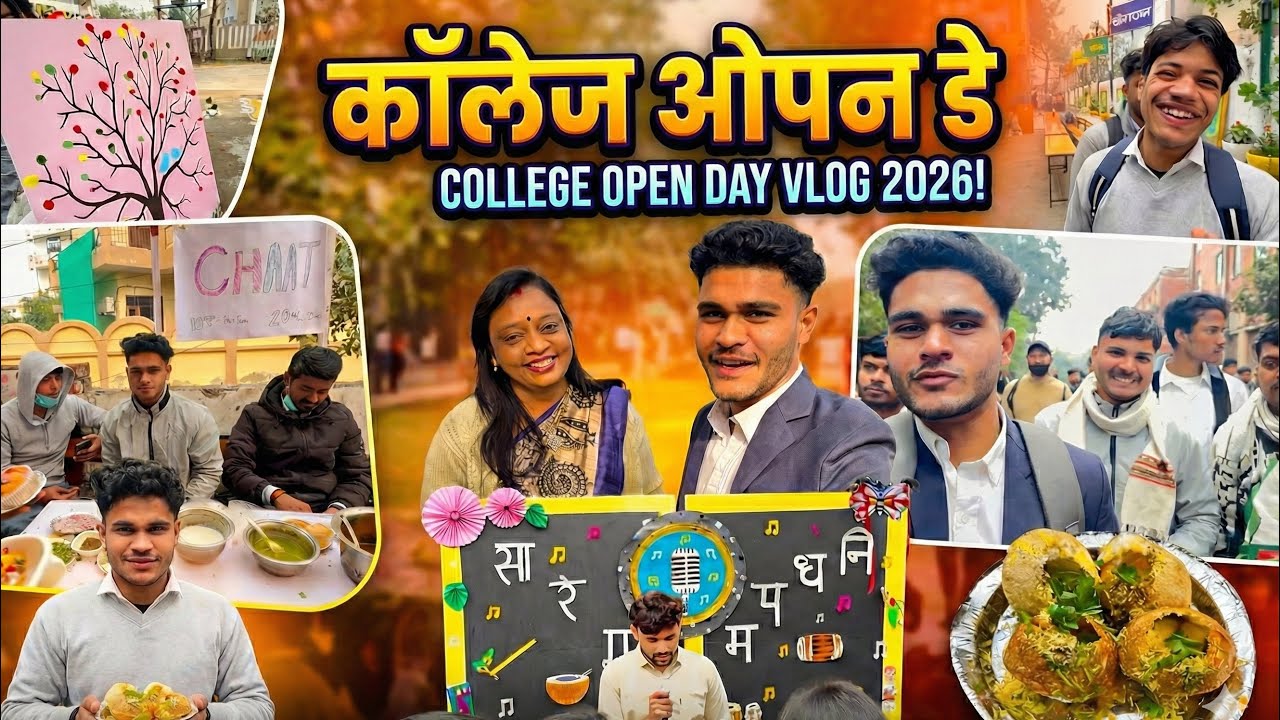 College open day wale din hua Bawal 😱🤔 ||college  || hangama #vlogging 