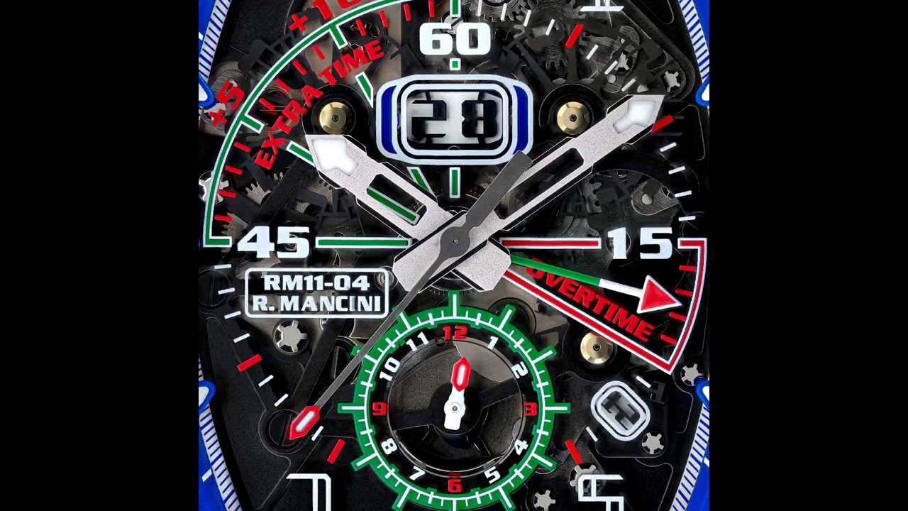 richard mille RM 11-04 Automatic Winding Flyback Chronograph Roberto Mancini