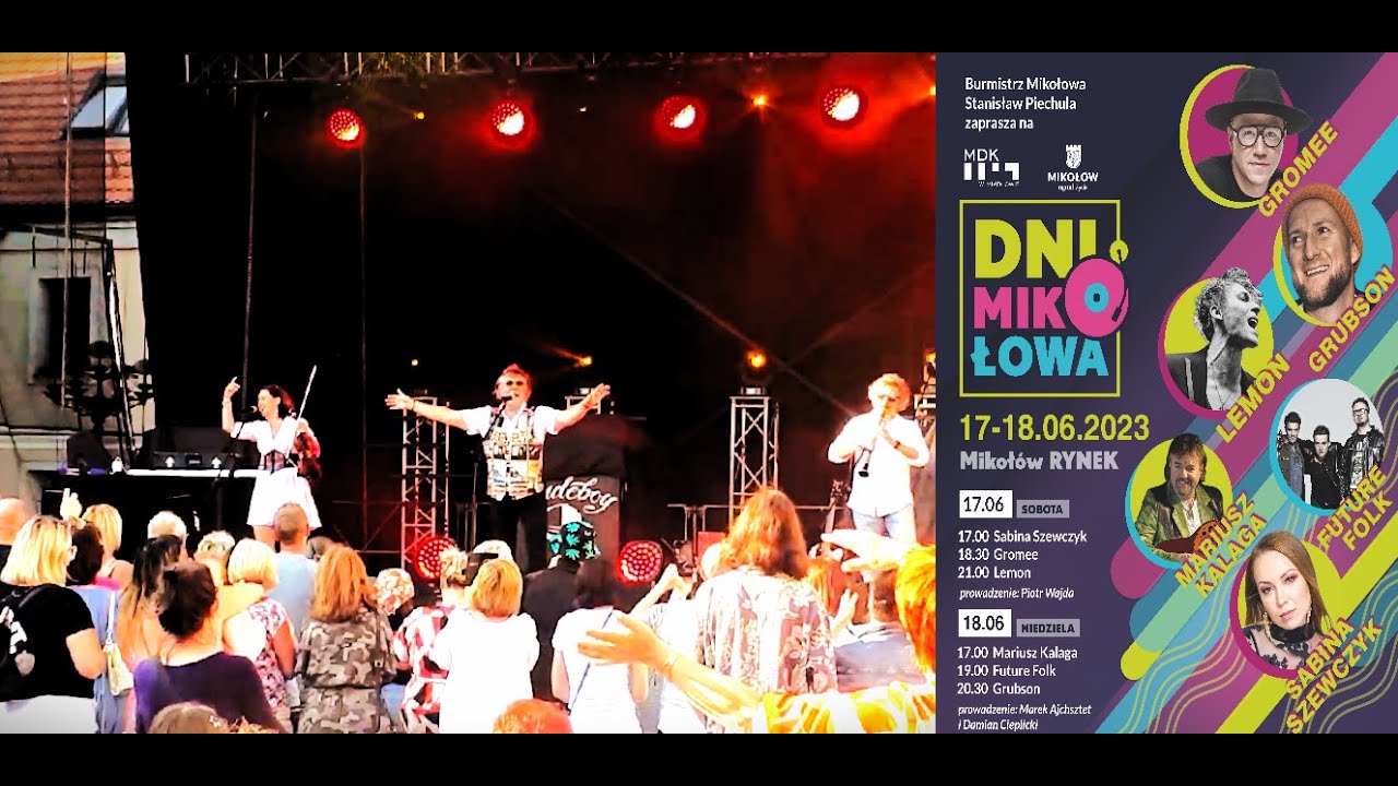 18.06.2023 KONCERT - Lata mijają - Mariusz Kalaga, Dni Mikołowa 2023