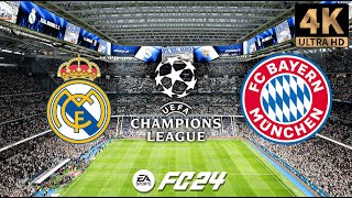 Real Madrid vs Bayern Munich | UEFA Champions League | EA FC 24 | PS5™ 4K HD