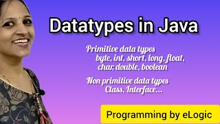 Datatypes in Java| Core Java Tutorial