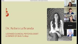 Dr Rebecca Branda, Healing Beyond the Birth: Understanding and Supporting Birth Trauma