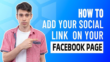 How to add your social link on your facebook page on Laptop/pc 2024