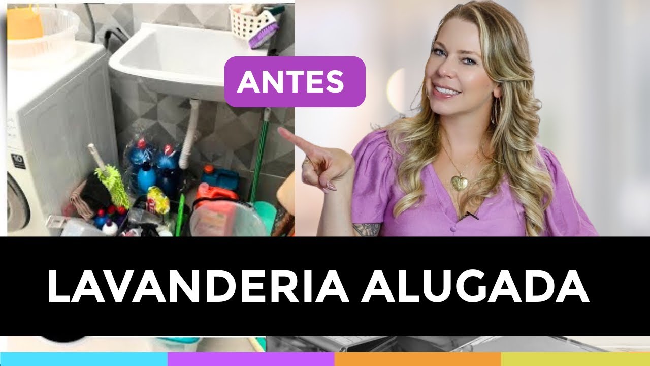 LAVANDERIA PEQUENA E ALUGADA DA NATÁLIA (ANTES) | SOS RAFA ORGANIZA | Organize sem Frescuras