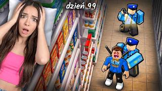 Spędziłam 99 NOCY w STRASZNYM SUPERMARKECIE w Roblox!