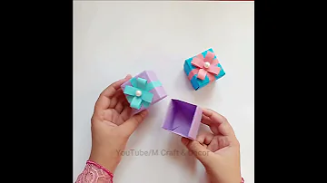 DIY Gift Box / How to make Gift Box ? Easy Paper Crafts Idea