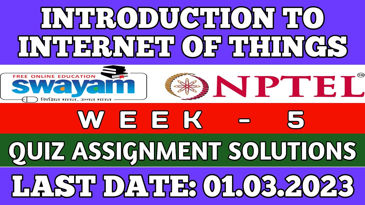 nptel iot assignment 4 answers 2023