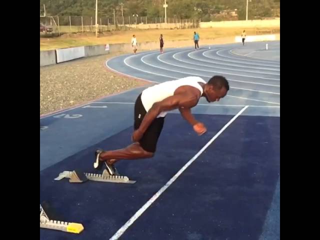 ウサイン ボルト スタート練習 スロー Youtube