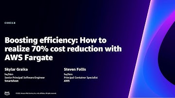 AWS re:Invent 2023 - Boosting efficiency: How to realize 70% cost reduction with AWS Fargate -CON318