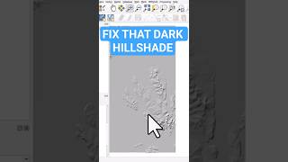 Hillshade too dark in QGIS