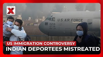 Mistreatment of Indian Deportees: Handcuffed During 40-Hour US Flight | NewsX