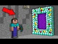 Minecraft NOOB vs PRO: NOOB DIGGING MINE AND FOUND RAREST MULTI CRYSTAL PORTAL! 100% trolling