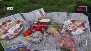 Chicken Outdoor Cooking Desi Indian Style Camping