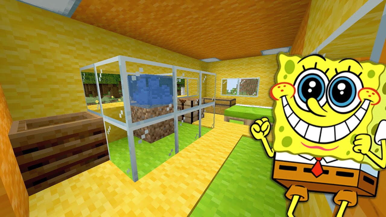 CASA DE BOB ESPONJA EN MINECRAFT TUTORIAL COMO CONSTRUIR ¦ 4FIKI