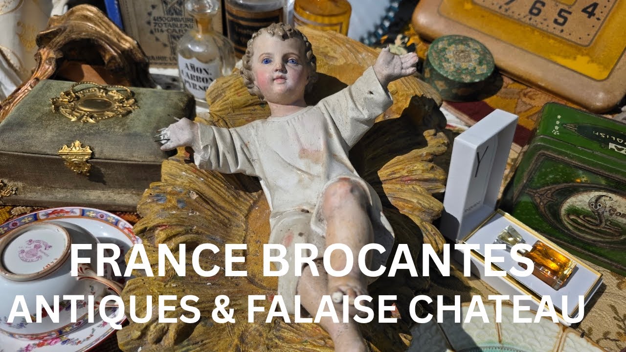 EP 43 Thrifting At Chateau de la Fresnaye-Falaise Brocante  Every June in the grounds at the Chateau