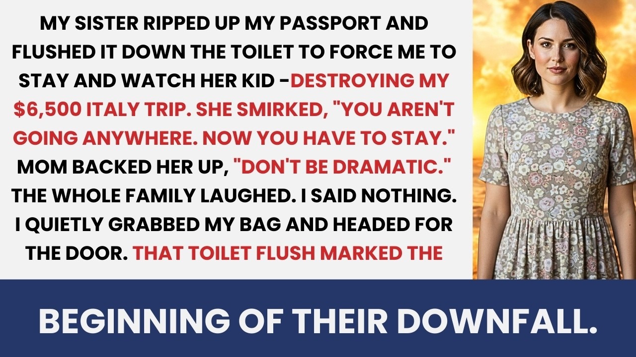 My Sister Tore Up My Passport to Make Me Stay — And My Italy Trip Fell Apart…