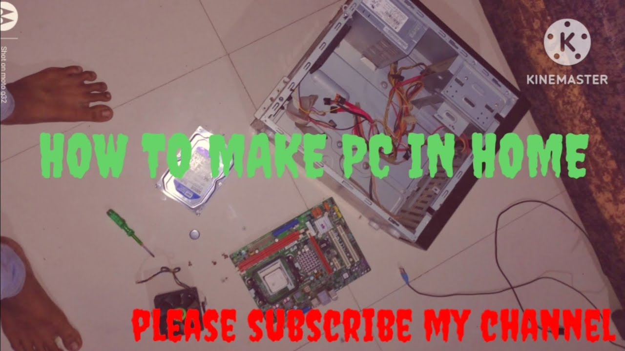 how to make pc in home - YouTube