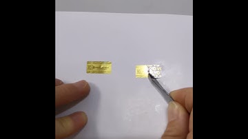 Anti Counterfeiting Sheet Adhesive Security Label Custom 3D Hologram Sticker