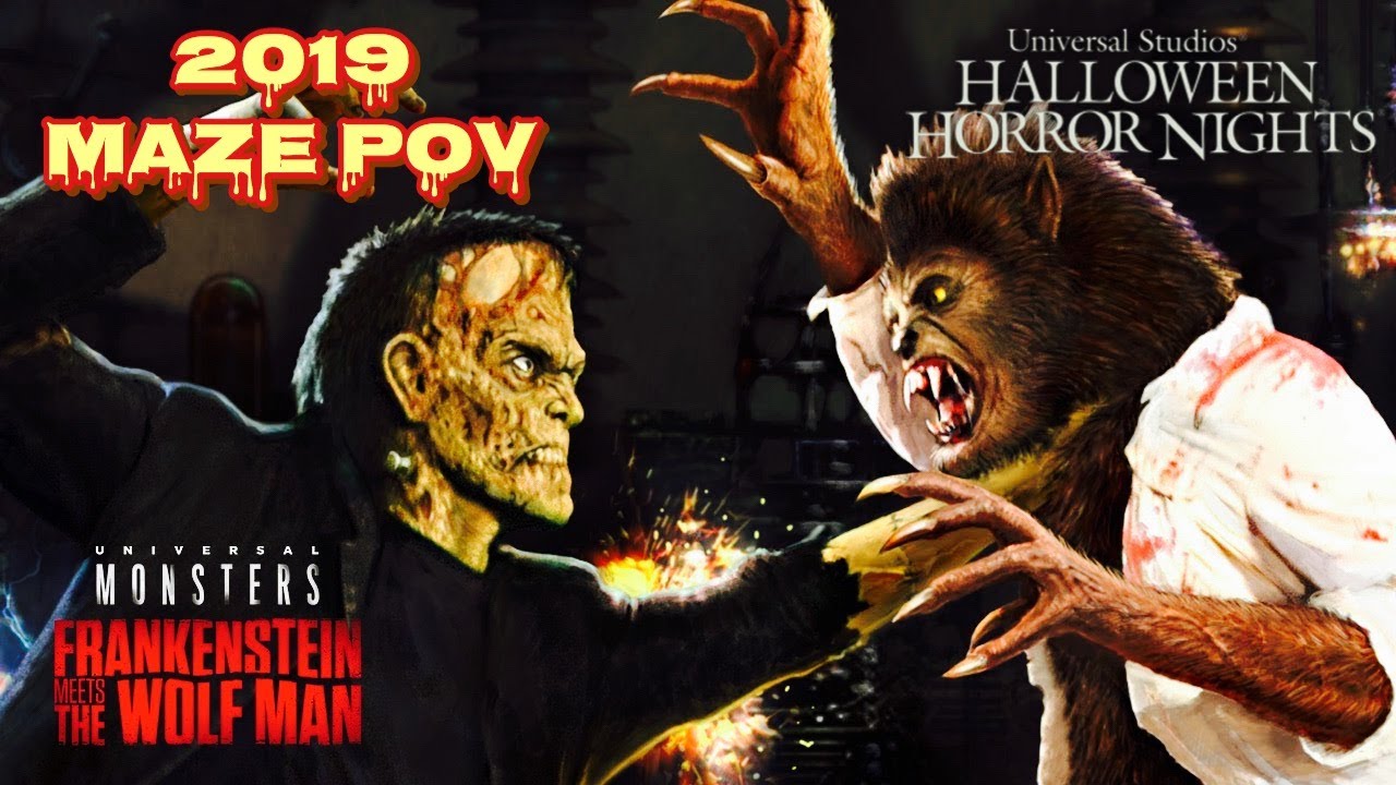 HHN Frankenstein Meets The Wolfman | Full Maze POV 2019 | Fan Preview Night (Opening Weekend)