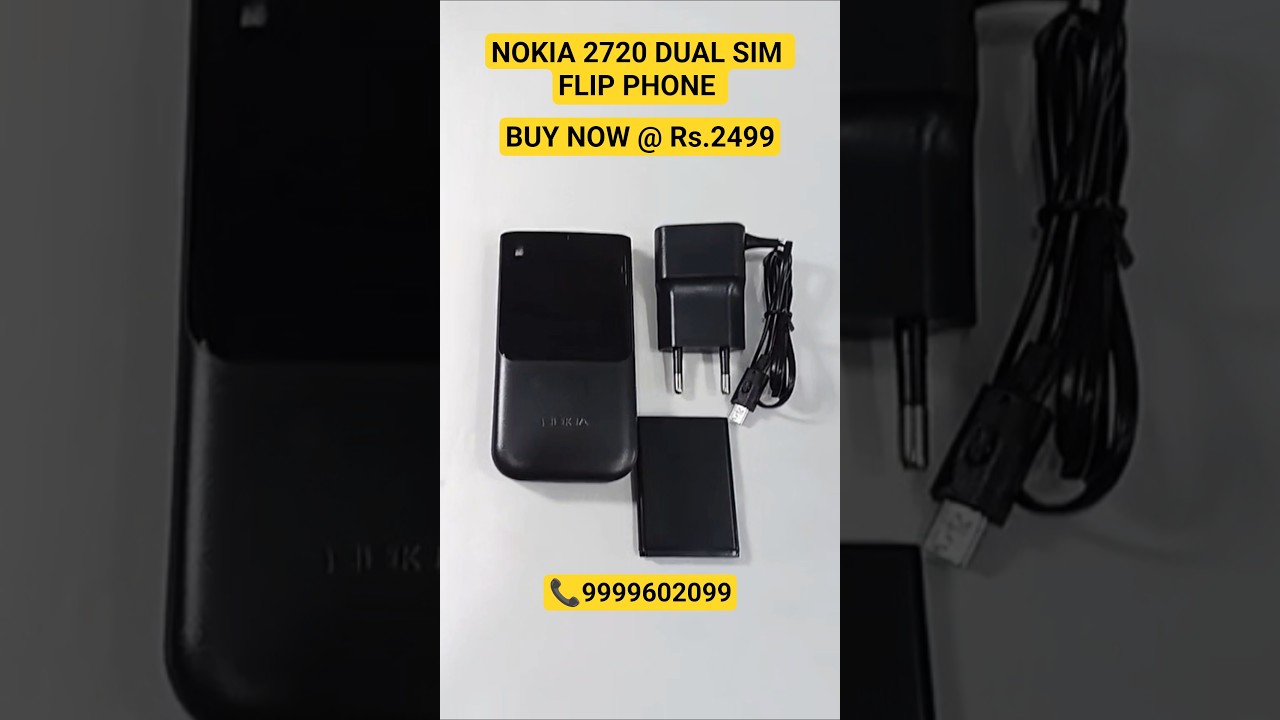Nokia 2720 Flip Dual SIM @ Rs.2499 | Zoneofdeals.com |📞9999602099 | 