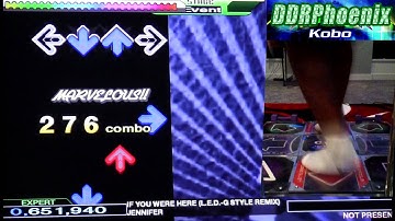 DDRPhoenix- DDR X2 AC (SM5) IF YOU WERE HERE (L.E.D.-G STYLE REMIX) Expert AAA PFC (w/footcam)
