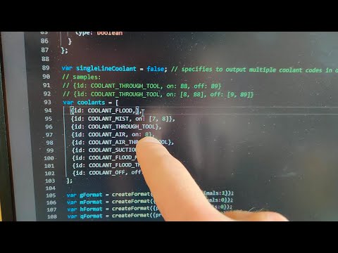 Editing UCCNC Fusion 360 Post Processor To Simultaneously Call M7 M8