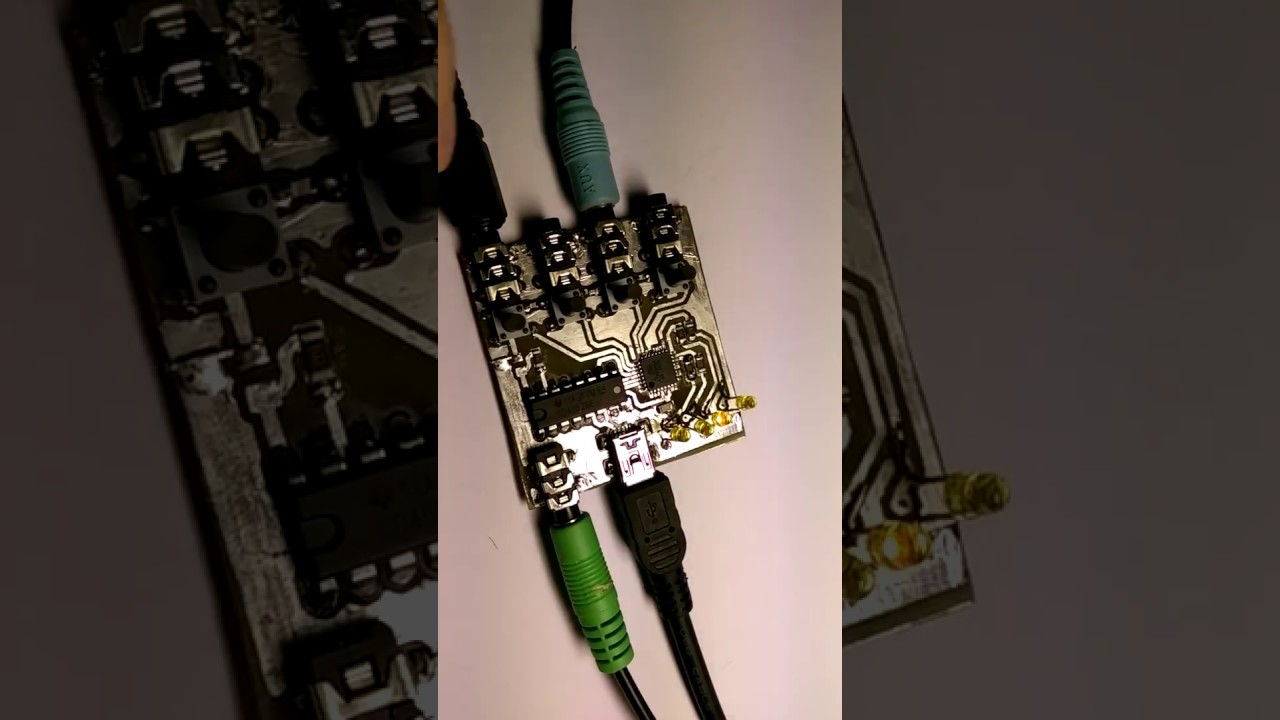 Switch For Audio Channels Based On Cd4052 Multiplexer Youtube