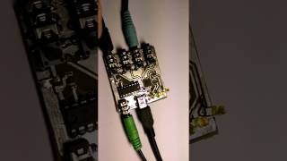 Switch for audio channels based on CD4052 multiplexer