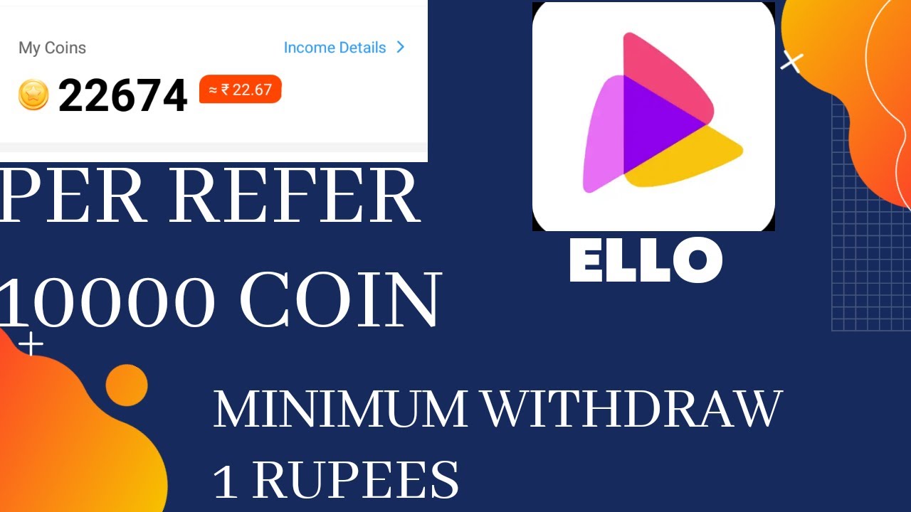 Paytm money earn app | ello app Malayalam | per refer 10 rupees |