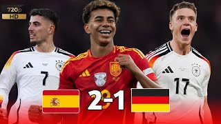 "Dramatic moment" Spain vs Germany 2-1 - HIGHLIGHTS
