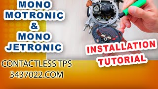 Contactless TPS 3437022 installation tutorial on Audi 80  mono-motronic screenshot 2