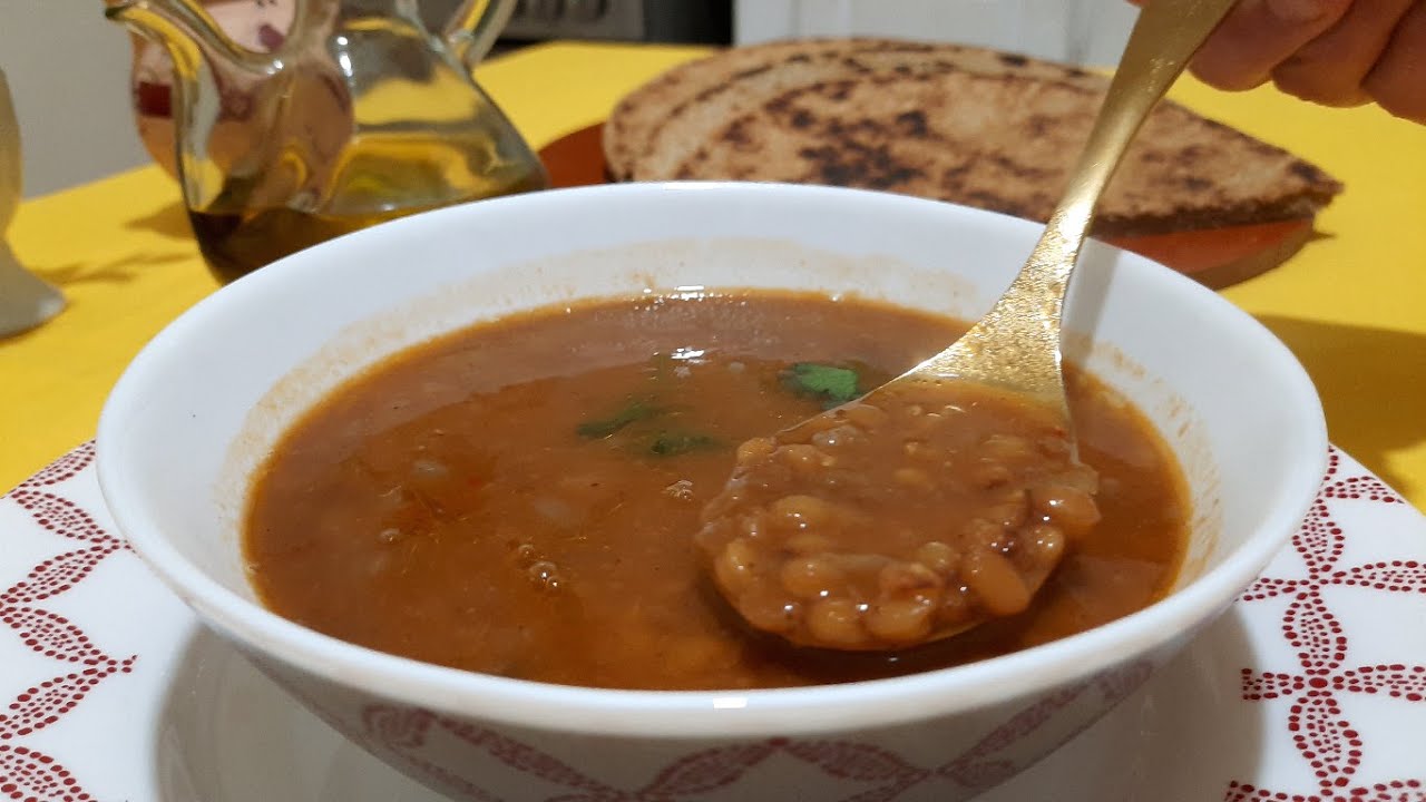 أسهل وأسرع طريقة لتحضير طبق العدس  بدون لحم و البنة و لا أروع