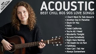 Timeless Acoustic Love Songs 70s 80s 90s 💔 | I Don’t Want To Talk About It, Faithfully, Stuck On You screenshot 4