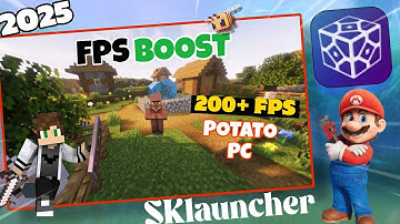 Sklauncher FPS BOOST ! for potato pc | lag fix full video