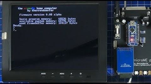 microME Update 4 - Basic! Music! - Building an Open-Source Home Computer