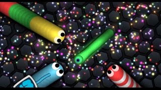Slither.io Angry Green Monster Snake vs 9000 Snakes Slitherio Epic Gameplay screenshot 5
