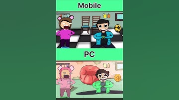 My animation VS @HARDTOONZ  animation ( mobile VS PC ) #shorts