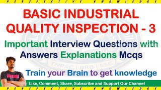Basic industrial quality inspection questions with answers in Tamil | quality interview question MCQ