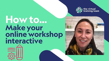 How to make your online workshop interactive