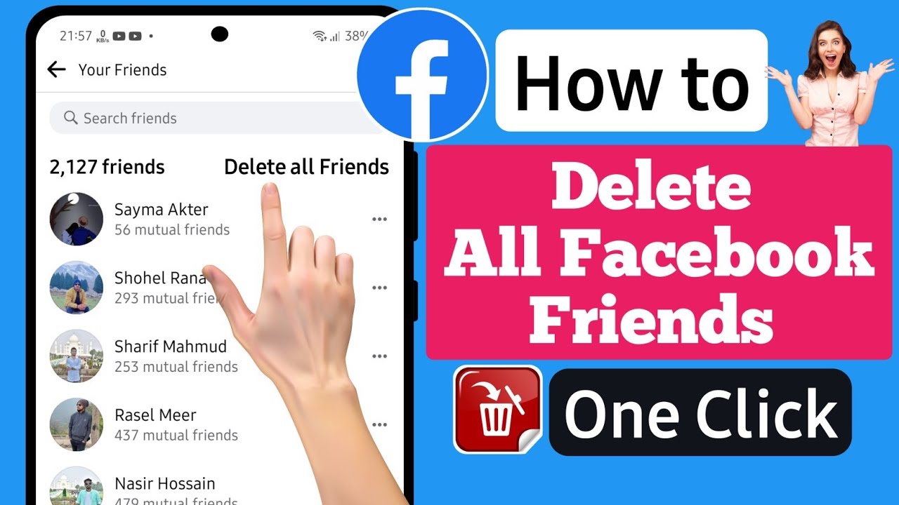 How to Unfriend all friends on Facebook 2023 in one Click how to