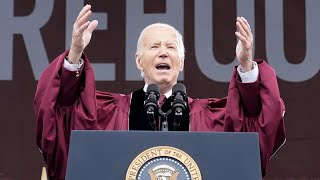 Joe Biden blasted for ‘disgusting racebaiting speech’ at Morehouse College