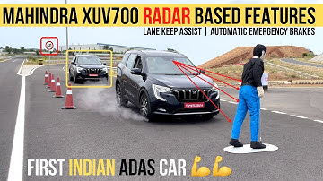 Mahindra XUV700 ADAS (Radar & Camera Based Features) | Lane Keep Assist | Auto Emergency Brakes