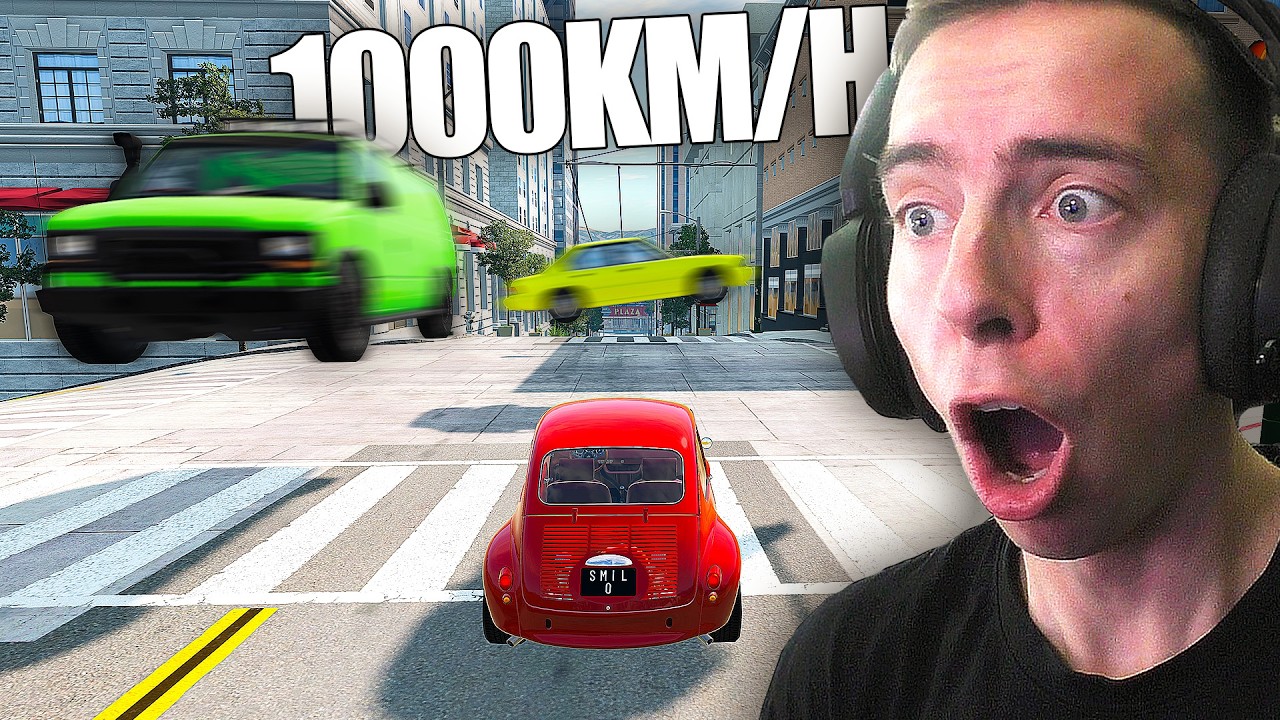 1000 KM/H PREMÁVKA v Beamng.drive Je Čisté ŠIALENSTVO!