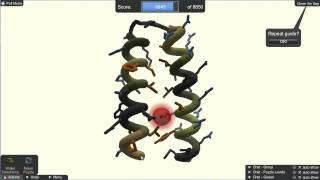 Foldit Intro Puzzle 2-2: Close the Gap (Target Score: 8850)